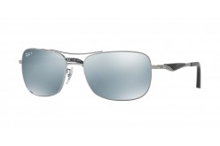 Ray-Ban Aviator Square Flex Sport Polarised (RB3515 004/Y4 61mm) saules brilles